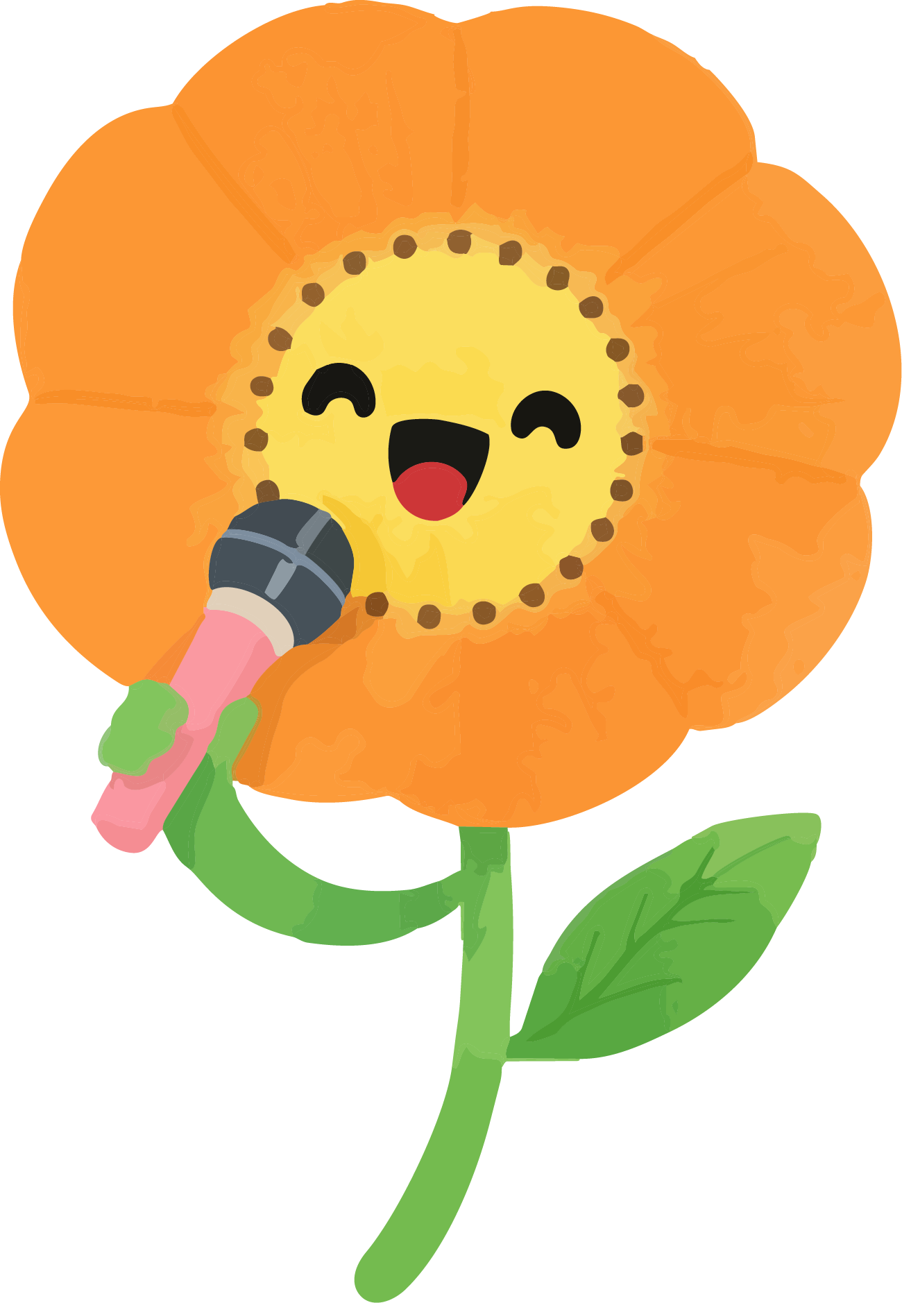 Blume für Tanz in den Mai