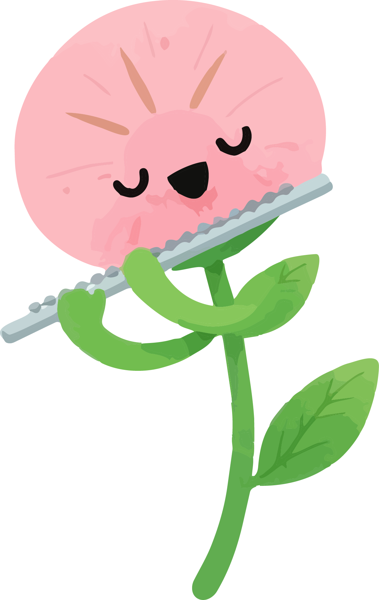 Blume für Maiandacht und Pizza